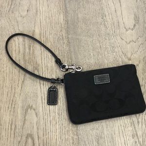 NWOT Authentic Coach Signature Small Wristlet